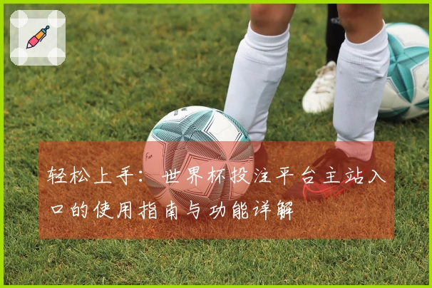轻松上手：世界杯投注平台主站入口的使用指南与功能详解